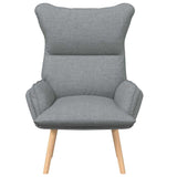 Fauteuil relaxant Gris clair 69 x 74 x 93 cm tissu