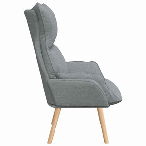 Fauteuil relaxant Gris clair 69 x 74 x 93 cm tissu