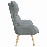 Fauteuil relaxant Gris clair 69 x 74 x 93 cm tissu