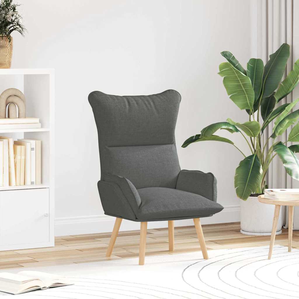 Fauteuil relaxant Gris foncé 69 x 74 x 93 cm tissu