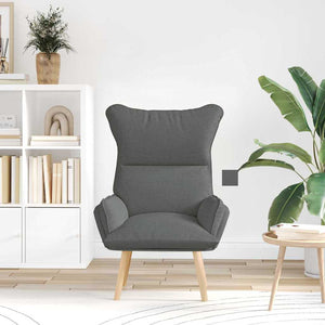 Fauteuil relaxant Gris foncé 69 x 74 x 93 cm tissu