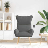 Fauteuil relaxant Gris foncé 69 x 74 x 93 cm tissu
