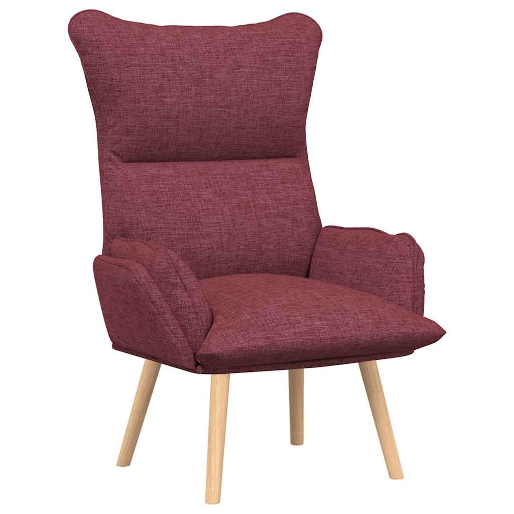 Fauteuil relaxant Rouge bordeaux 69 x 74 x 93 cm tissu