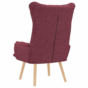 Fauteuil relaxant Rouge bordeaux 69 x 74 x 93 cm tissu