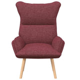 Fauteuil relaxant Rouge bordeaux 69 x 74 x 93 cm tissu