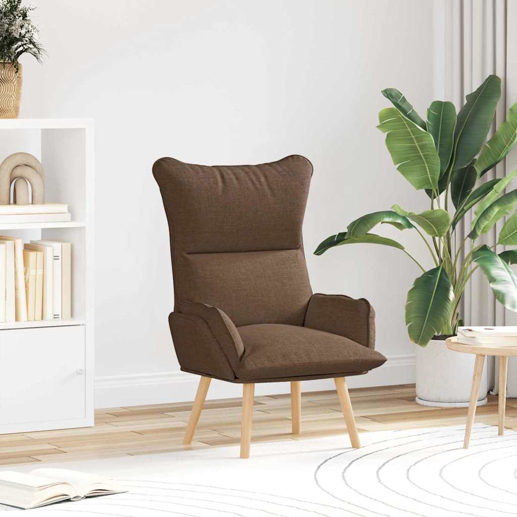 Fauteuil relaxant Marron 69 x 74 x 93 cm tissu