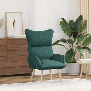 Fauteuil relaxant Vert foncé 69 x 74 x 93 cm tissu
