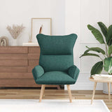 Fauteuil relaxant Vert foncé 69 x 74 x 93 cm tissu