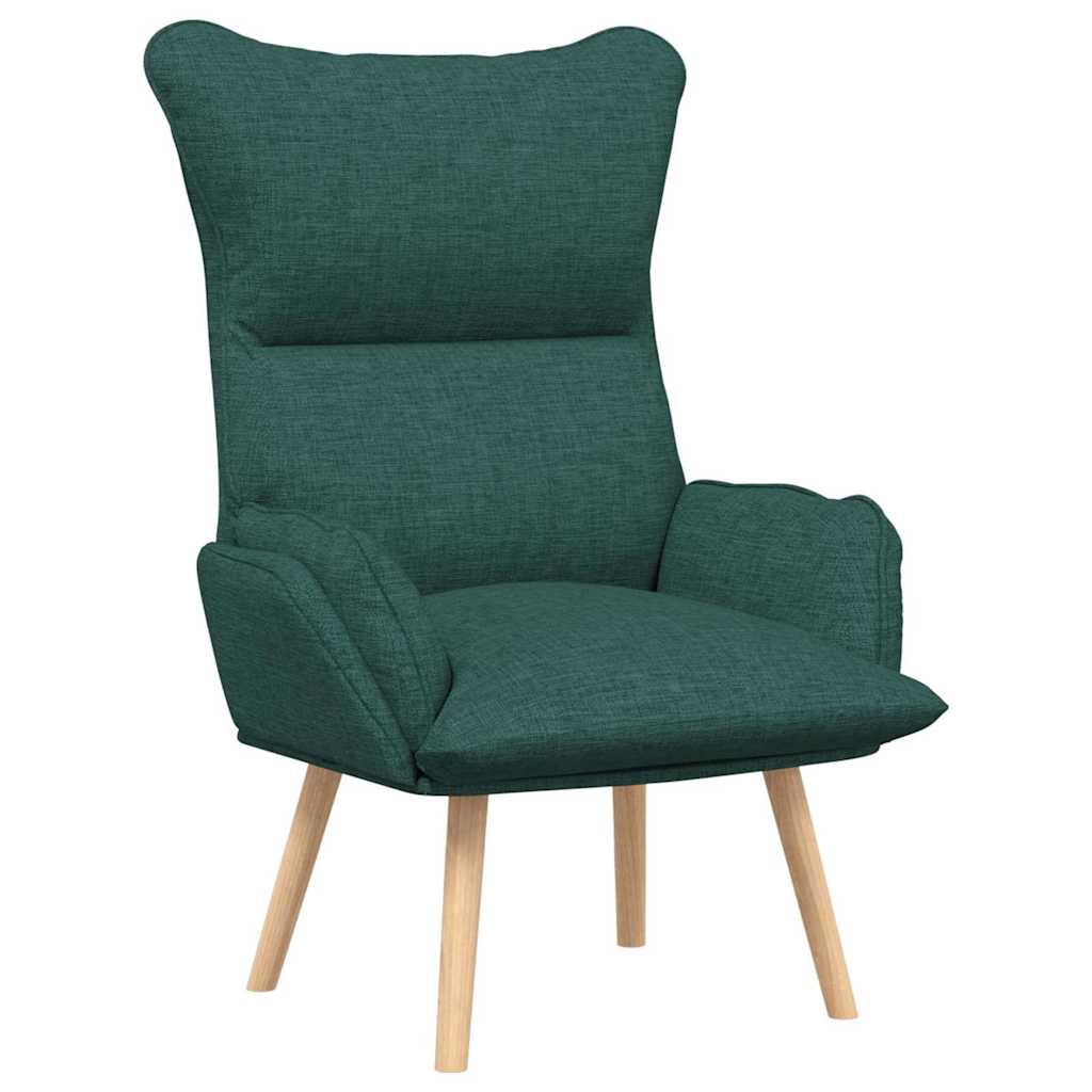 Fauteuil relaxant Vert foncé 69 x 74 x 93 cm tissu