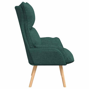Fauteuil relaxant Vert foncé 69 x 74 x 93 cm tissu