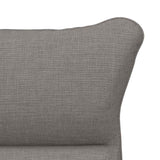 Fauteuil relaxant Taupe 69 x 74 x 93 cm tissu