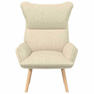 Fauteuil relaxant Crème 69 x 74 x 93 cm tissu
