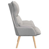 Fauteuil relaxant Gris nuage 69 x 74 x 93 cm tissu