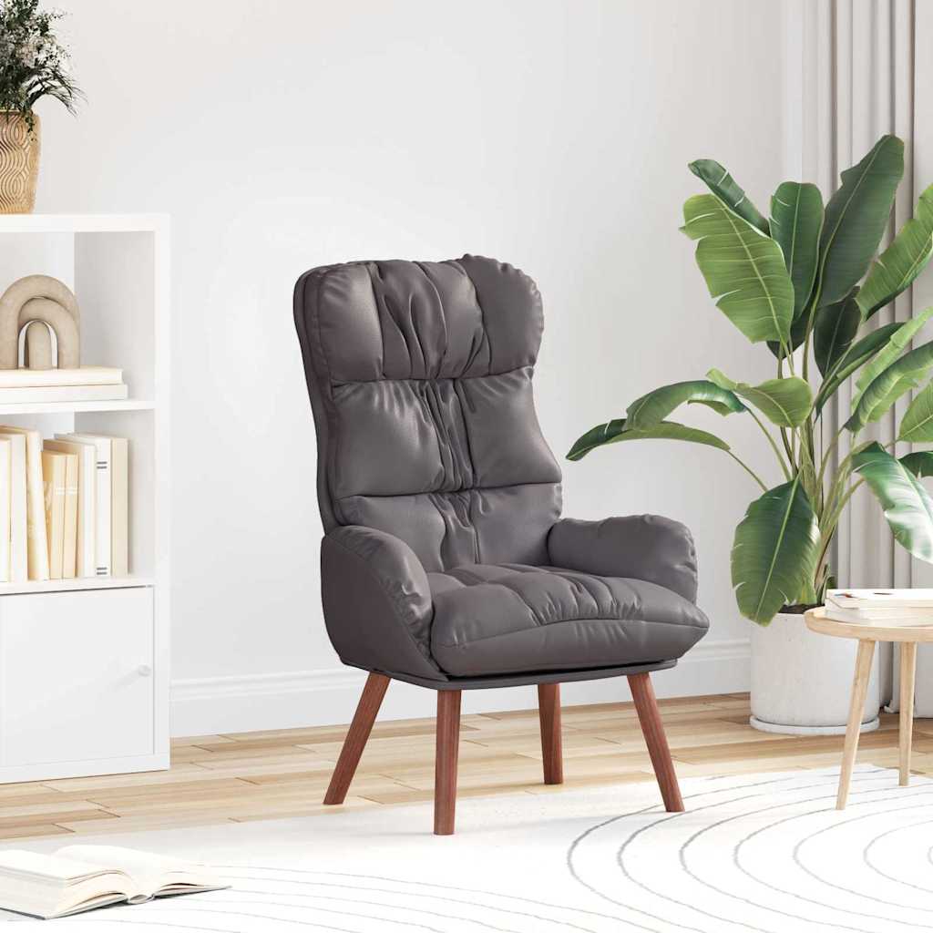 Fauteuil relaxant Gris 69 x 74 x 93 cm Faux cuir