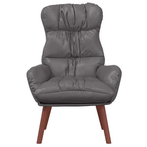 Fauteuil relaxant Gris 69 x 74 x 93 cm Faux cuir