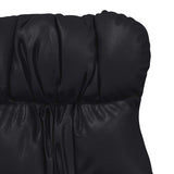 Fauteuil relaxant Noir 69 x 74 x 93 cm Faux cuir