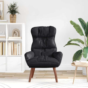 Fauteuil relaxant Noir 69 x 74 x 93 cm Faux cuir