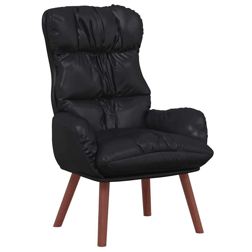 Fauteuil relaxant Noir 69 x 74 x 93 cm Faux cuir