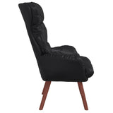 Fauteuil relaxant Noir 69 x 74 x 93 cm Faux cuir