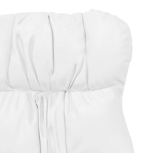 Fauteuil relaxant Blanc 69 x 74 x 93 cm Faux cuir
