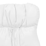 Fauteuil relaxant Blanc 69 x 74 x 93 cm Faux cuir
