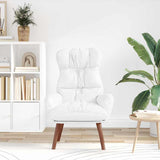 Fauteuil relaxant Blanc 69 x 74 x 93 cm Faux cuir
