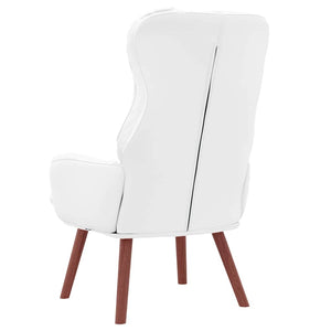 Fauteuil relaxant Blanc 69 x 74 x 93 cm Faux cuir