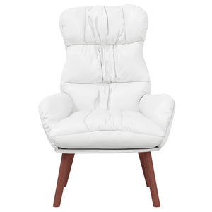 Fauteuil relaxant Blanc 69 x 74 x 93 cm Faux cuir