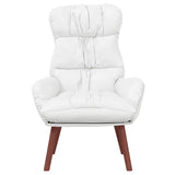 Fauteuil relaxant Blanc 69 x 74 x 93 cm Faux cuir