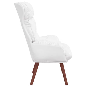 Fauteuil relaxant Blanc 69 x 74 x 93 cm Faux cuir