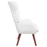 Fauteuil relaxant Blanc 69 x 74 x 93 cm Faux cuir