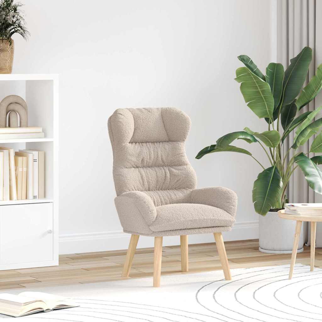 Fauteuil relaxant Gris clair 69 x 74 x 93 cm tissu