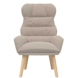 Fauteuil relaxant Gris clair 69 x 74 x 93 cm tissu