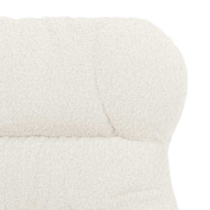 Fauteuil relaxant Crème 69 x 74 x 93 cm tissu