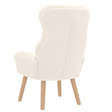 Fauteuil relaxant Crème 69 x 74 x 93 cm tissu