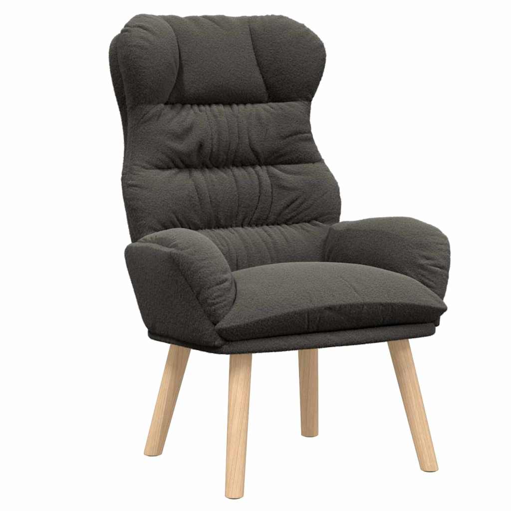 Fauteuil relaxant Gris foncé 69 x 74 x 93 cm tissu