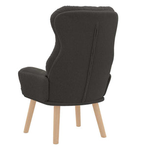 Fauteuil relaxant Gris foncé 69 x 74 x 93 cm tissu