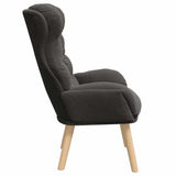 Fauteuil relaxant Gris foncé 69 x 74 x 93 cm tissu