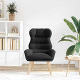 Fauteuil relaxant Noir 69 x 74 x 93 cm tissu