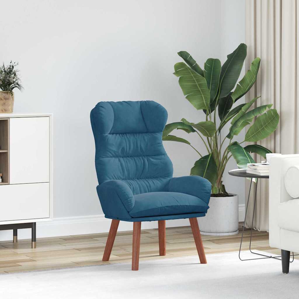 Fauteuil relaxant Bleu 69 x 74 x 93 cm Velours