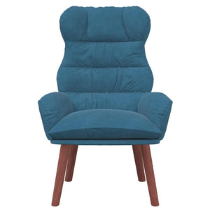 Fauteuil relaxant Bleu 69 x 74 x 93 cm Velours