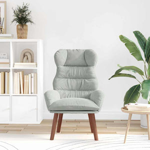 Fauteuil relaxant Gris clair 69 x 74 x 93 cm Velours