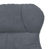 Fauteuil relaxant Gris foncé 69 x 74 x 93 cm Velours