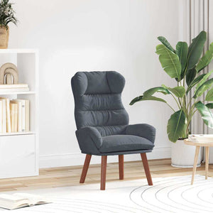 Fauteuil relaxant Gris foncé 69 x 74 x 93 cm Velours