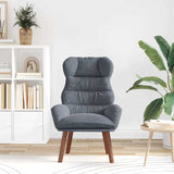Fauteuil relaxant Gris foncé 69 x 74 x 93 cm Velours