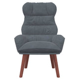 Fauteuil relaxant Gris foncé 69 x 74 x 93 cm Velours