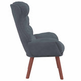 Fauteuil relaxant Gris foncé 69 x 74 x 93 cm Velours