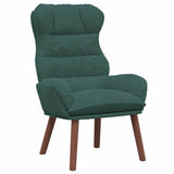 Fauteuil relaxant Vert foncé 69 x 74 x 93 cm Velours