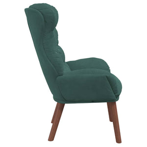 Fauteuil relaxant Vert foncé 69 x 74 x 93 cm Velours