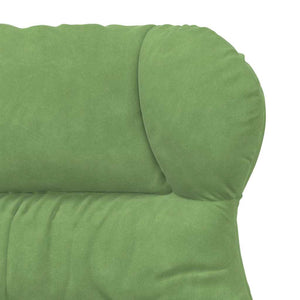 Fauteuil relaxant Vert clair 69 x 74 x 93 cm Velours